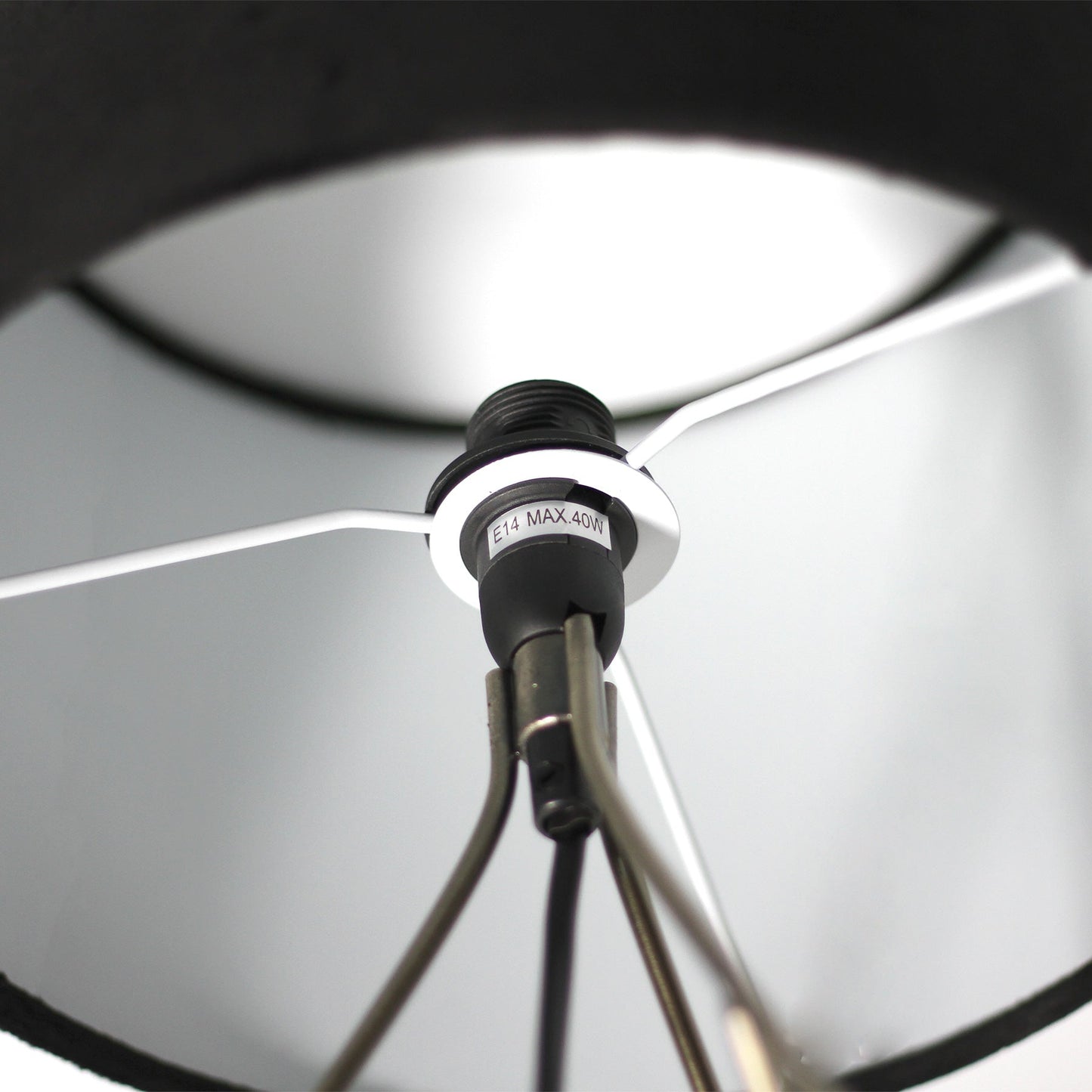 Belira Table Lamp - Antique Brass, H 39cm x L 27cm x W 27cm, Metal Base, Velvet Shade