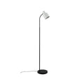 Rabea Floor Lamp – White Shade & Black Base 145cm, E27