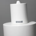 Rabea Floor Lamp – White Shade & Black Base 145cm, E27