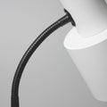 Rabea Floor Lamp – White Shade & Black Base 145cm, E27