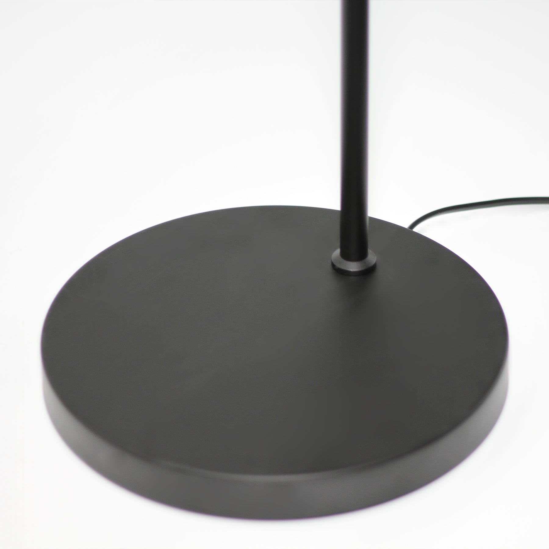 Rabea Floor Lamp – White Shade & Black Base 145cm, E27