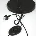 Rabea Floor Lamp – White Shade & Black Base 145cm, E27