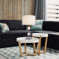 Rialto Table Lamp - White - SuperSaverAU - view 2