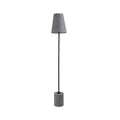 Jerome Industrial Table and Floor Lamp, Grey, H 150cm, Concrete Base - SuperSaverAU - view 1