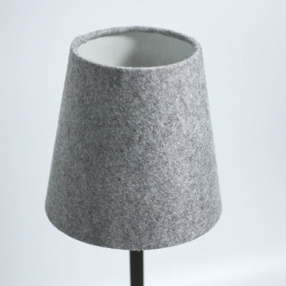 Jerome Table Lamp 44cm Grey Concrete Base Fabric Shade On/Off Switch