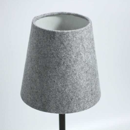 Jerome Table Lamp 44cm Grey Concrete Base Fabric Shade On/Off Switch