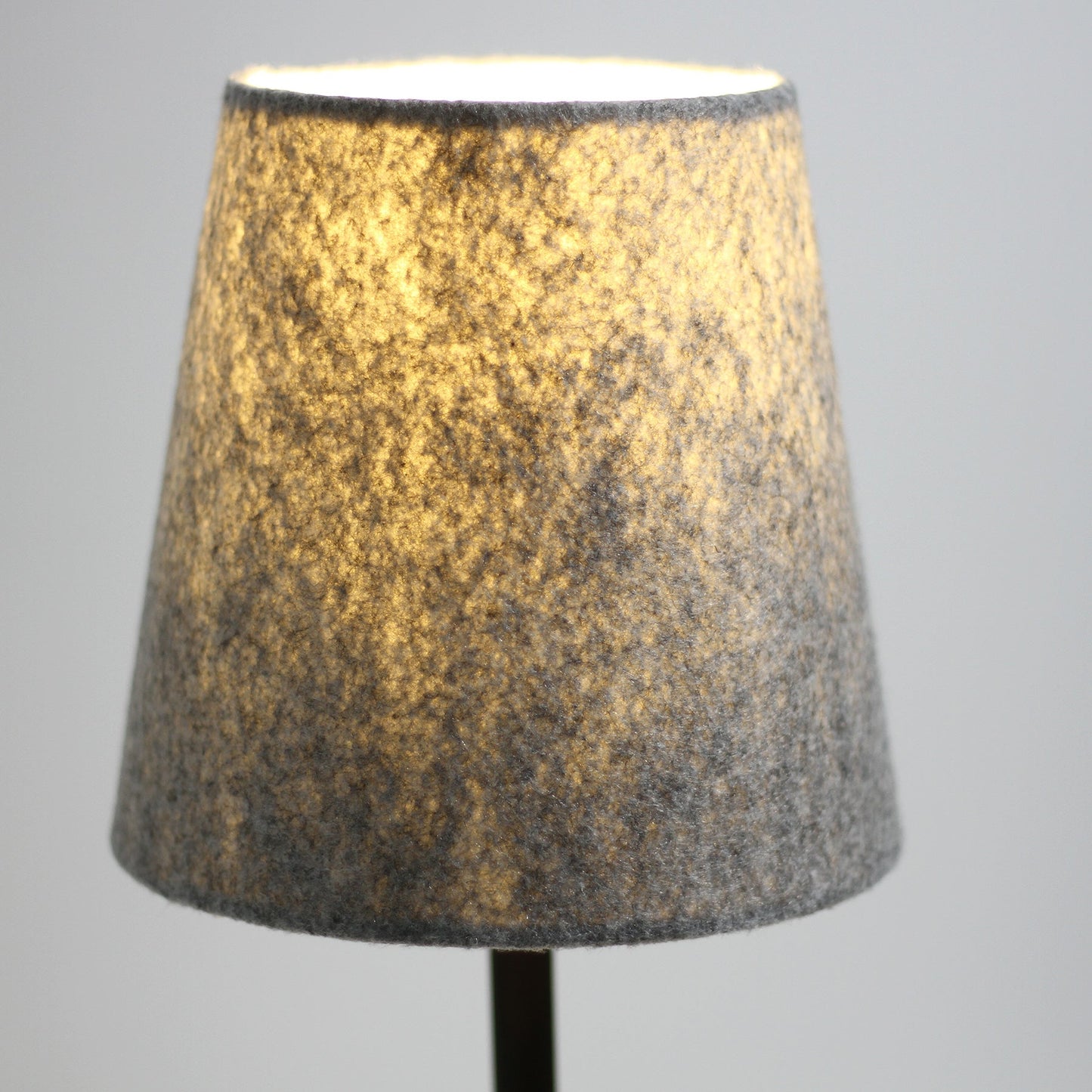 Jerome Table Lamp 44cm Grey Concrete Base Fabric Shade On/Off Switch