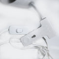 Ellie Table Lamp White, Metal, Adjustable Stand, E27, 60W Max, 350mm - SuperSaverAU - view 2