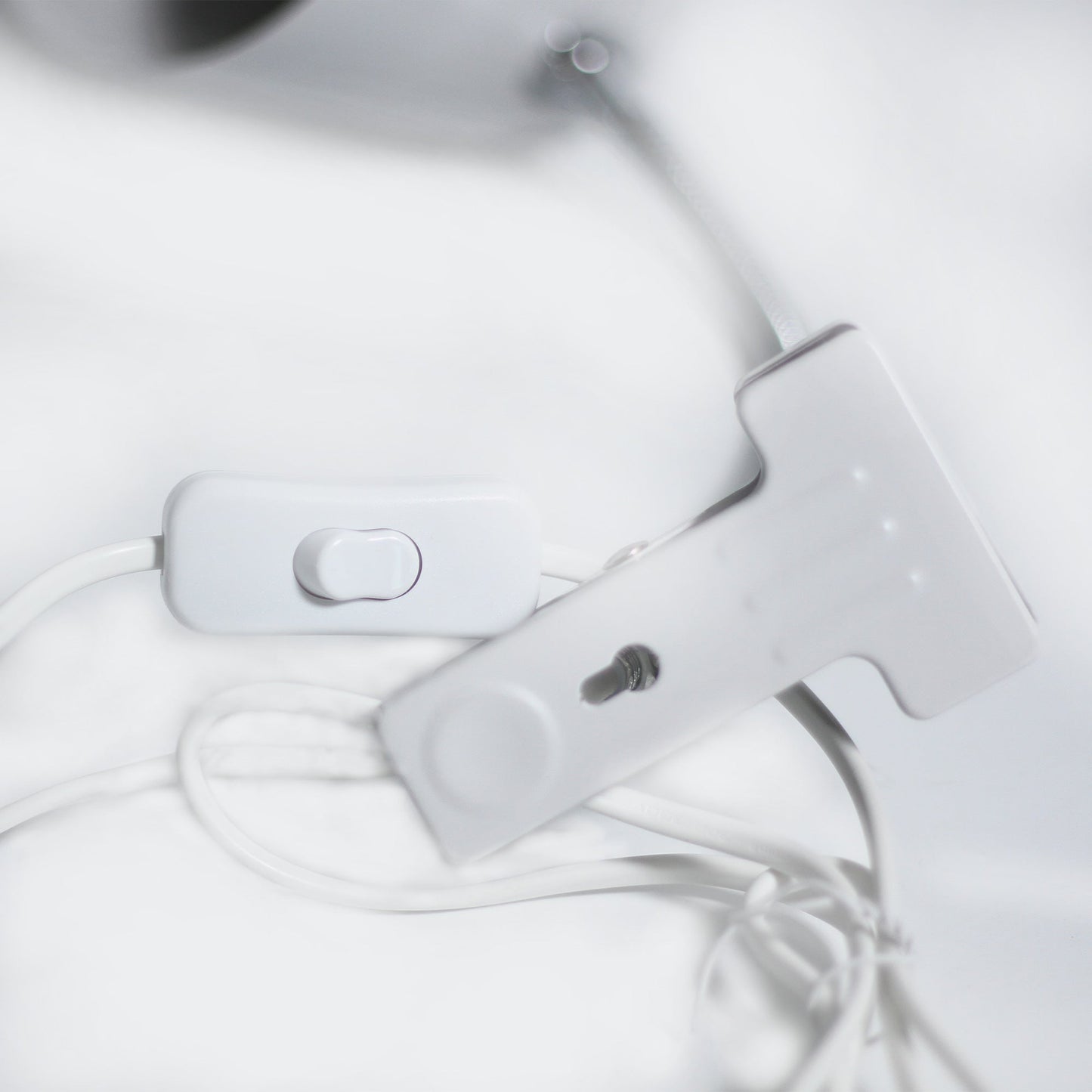 Ellie Table Lamp White, Metal, Adjustable Stand, E27, 60W Max, 350mm