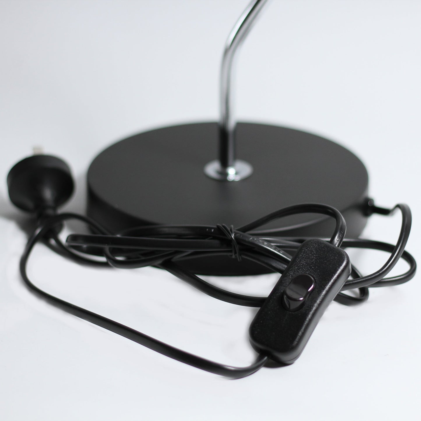 Abby Table Lamp - Black, Metal, H 460mm, Contemporary Design, E27 Fitting