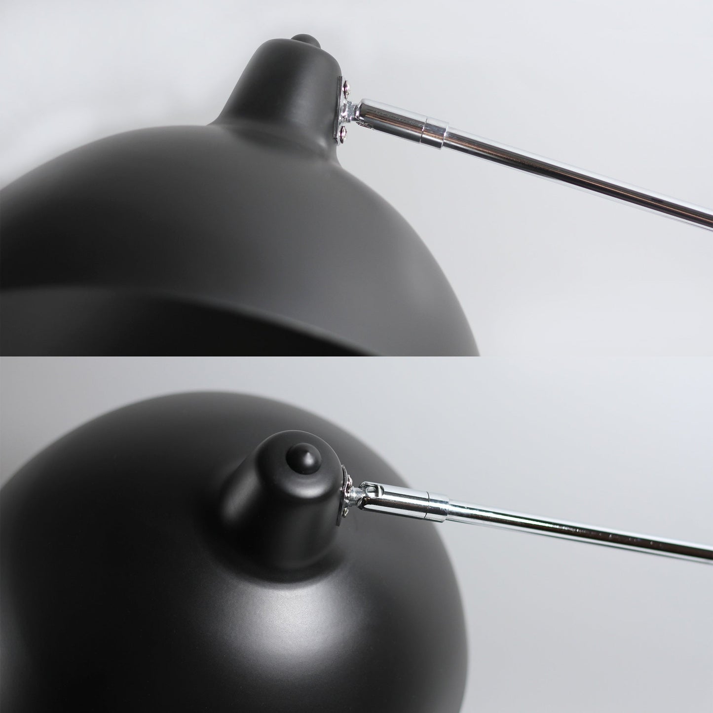 Abby Table Lamp - Black, Metal, H 460mm, Contemporary Design, E27 Fitting