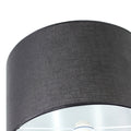 Lexi Lighting Cylinya Mother & Child Floor Lamp with Dual Fabric Shades - Black