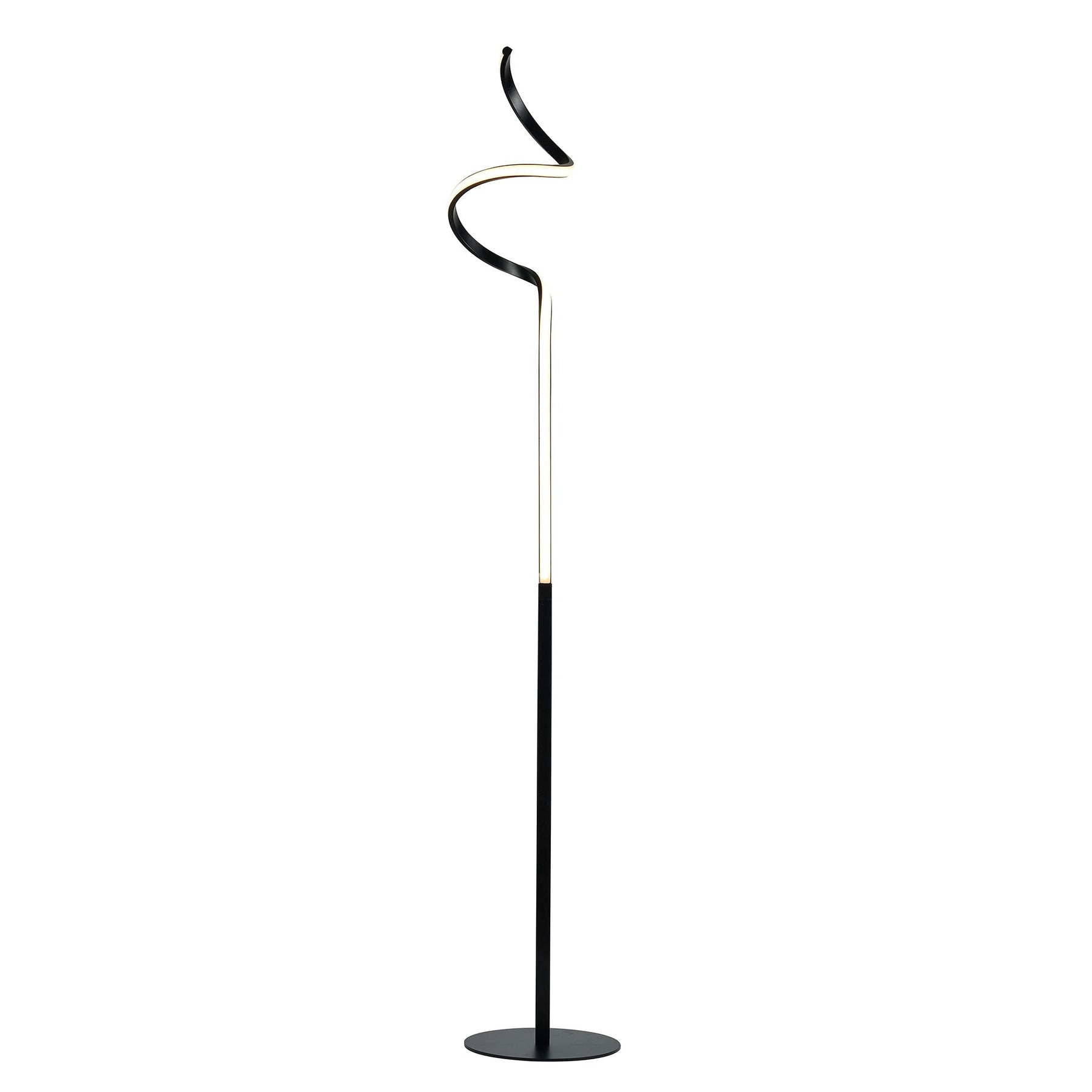 Chipper LED Floor Lamp – Black 145cm, 10W with On-Cord Switch