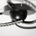 Lexi Lighting Irie Dimmable 3 Light LED Ceiling Light 20W - Black