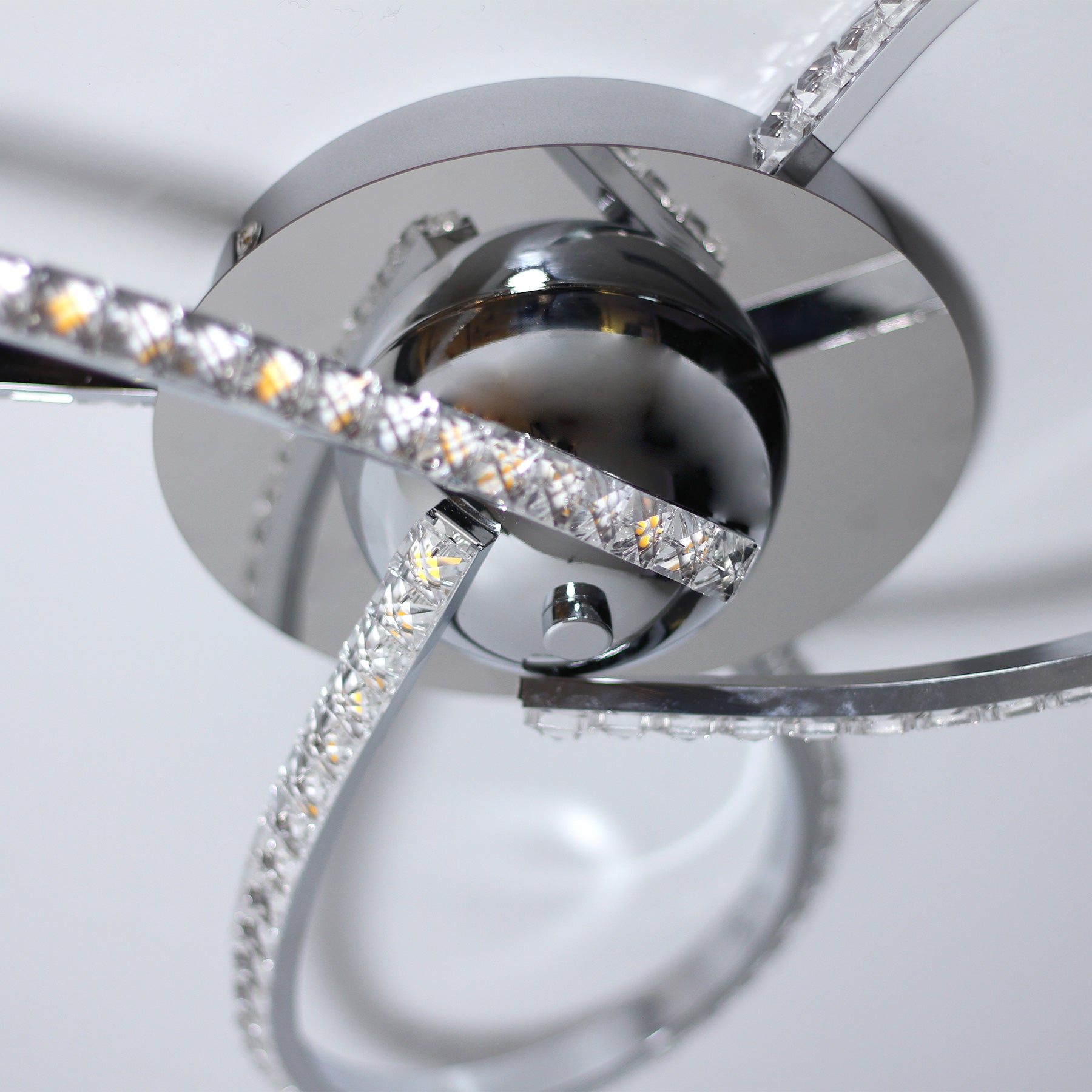 Lexi Lighting Irie Dimmable 3 Light LED Ceiling Light 20W - Chrome