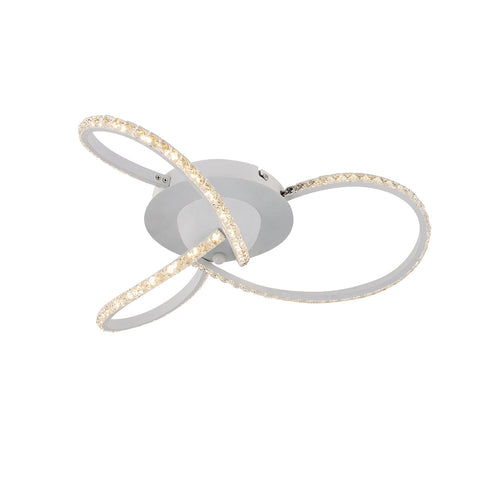 Lexi Lighting Irie Dimmable 3 Light LED Ceiling Light 20W - White