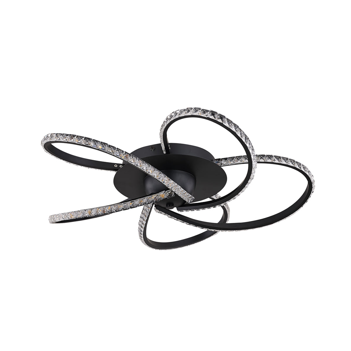 Lexi Lighting Irie Dimmable 5 Light LED Ceiling Light 29W - Black