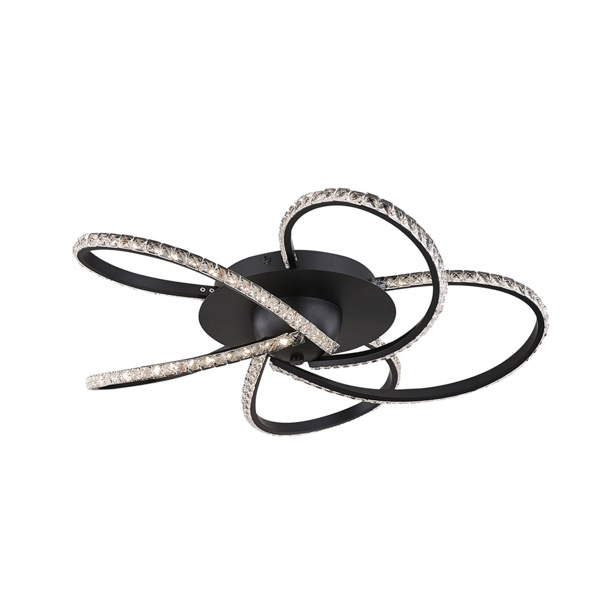 Lexi Lighting Irie Dimmable 5 Light LED Ceiling Light 29W - Black