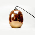 Lexi Lighting Moravian Glass Oval Pendant Light with Speckled Shade - Chrome