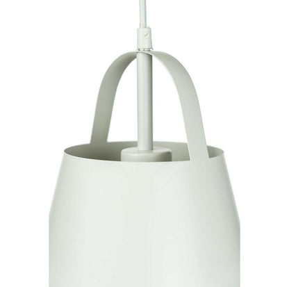 Clark Pendant Light - White, 22cm Shade, 150cm Cable, Modern Design