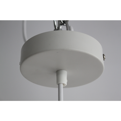 Orson Pendant Light - Grey Glass, E27 Max 60W, 18x18x180cm
