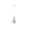 Orson Pendant Light - White, Glass, E27 Max 60W, 18x18x180cm - SuperSaverAU - view 1