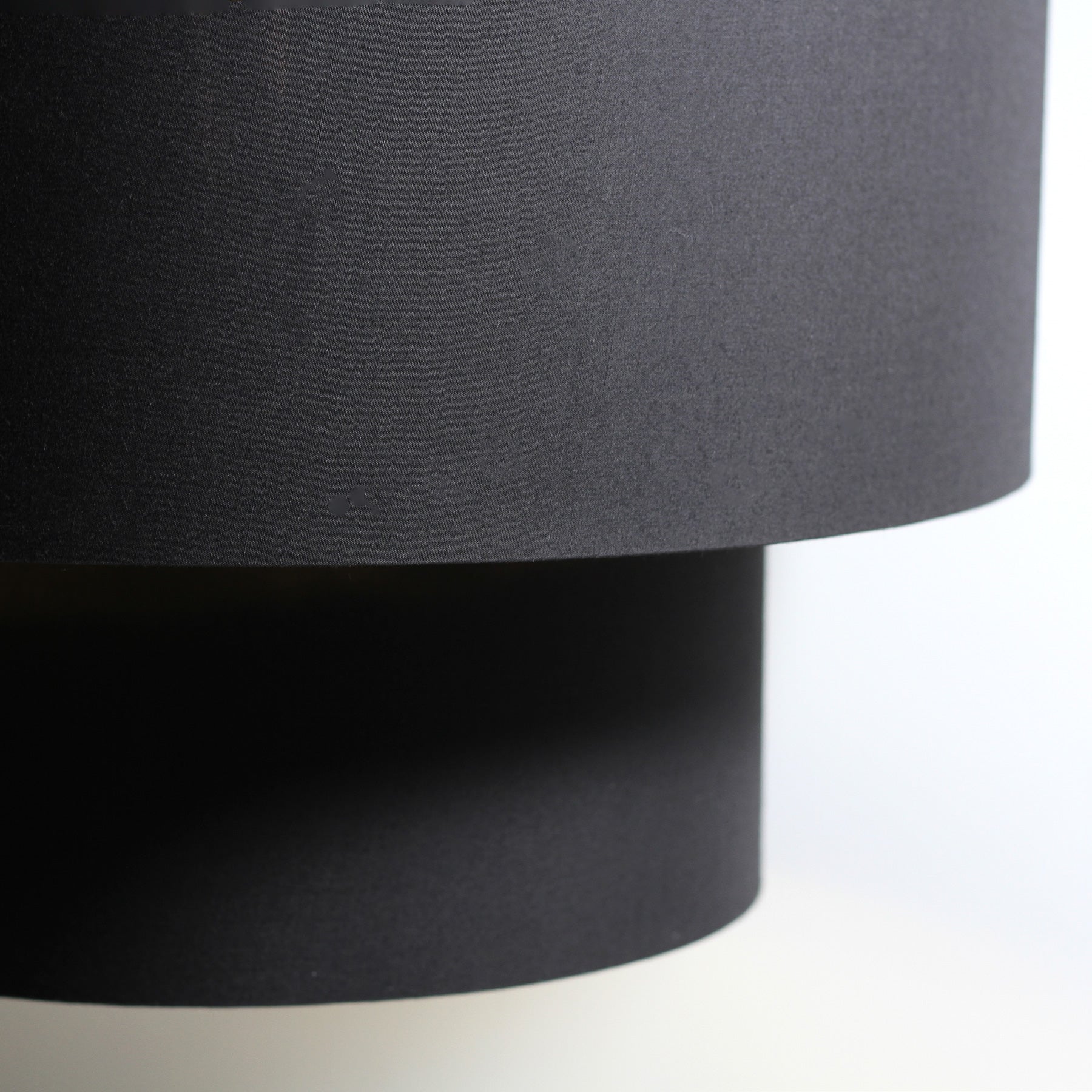 Lexi Lighting Rabiya Fabric Pendant Light with Dual Shade - Black