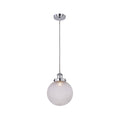 Casablance Pendant Light - Large Chrome & Clear Diamond Glass Sphere 300mm - SuperSaverAU - view 1