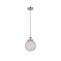 Casablance Pendant Light - Small Chrome & Clear Glass, 200mm Sphere - SuperSaverAU - view 2