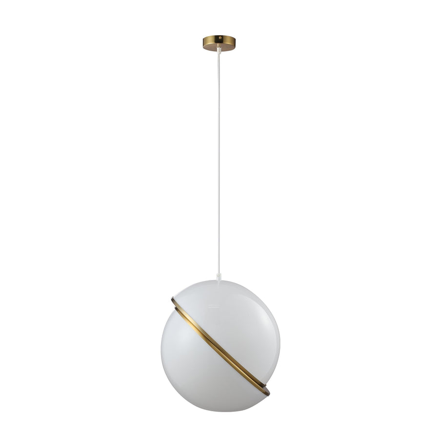 Lexi Lighting Padgett Acrylic & Iron Pendant Light with 150cm Cord - Large