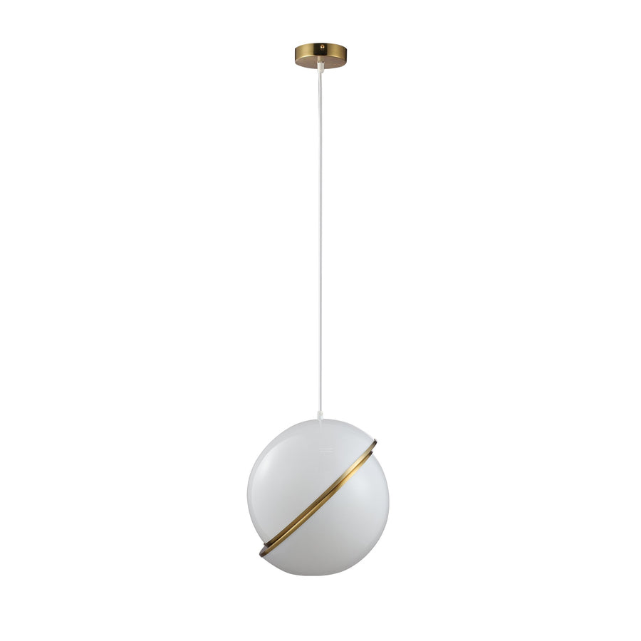 Lexi Lighting Padgett Acrylic & Iron Pendant Light with 150cm Cord - Small