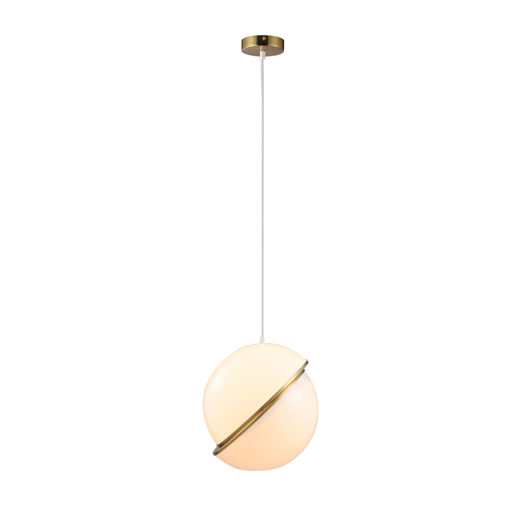 Lexi Lighting Padgett Acrylic & Iron Pendant Light with 150cm Cord - Small