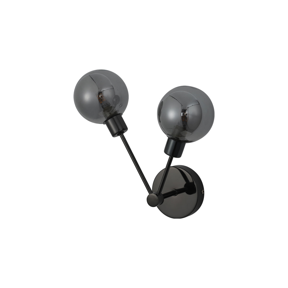 Grette Wall Light, Black Chrome, H 30cm x L 15cm x W 30cm, G9, 310 Lumen - SuperSaverAU - view 1