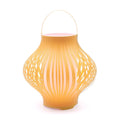 Lexi Lighting LED Retractable Lantern with Remote & USB Charging - Yellow