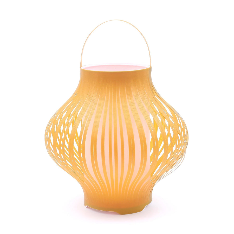 Lexi Lighting LED Retractable Lantern with Remote & USB Charging - Yellow