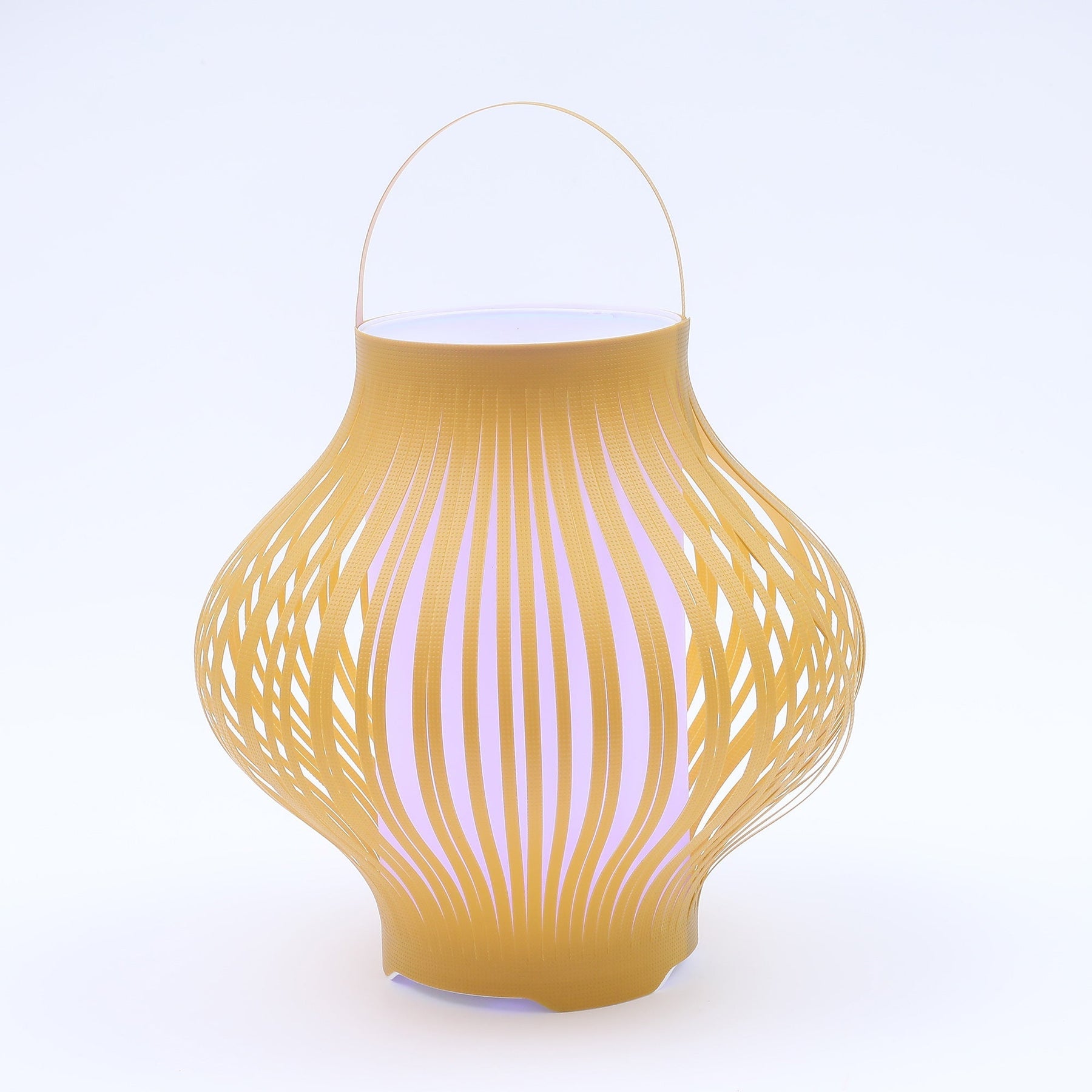 Lexi Lighting LED Retractable Lantern with Remote & USB Charging - Yellow