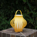 Lexi Lighting LED Retractable Lantern with Remote & USB Charging - Yellow