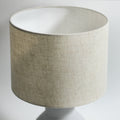 Sophie Table Lamp - Industrial Concrete Base, Drum Shade, 41H x 25W x 25D cm - SuperSaverAU - view 3