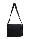 FIB Byron Black Canvas Laptop Messenger Bag 13 Inch