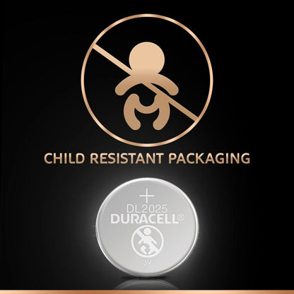 2x Duracell CR2025 Batteries Lithium 3V Battery Security 2025