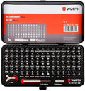 Wurth Universal 90 Piece Drill Bit Set with Magnetic Holder & Metal Box