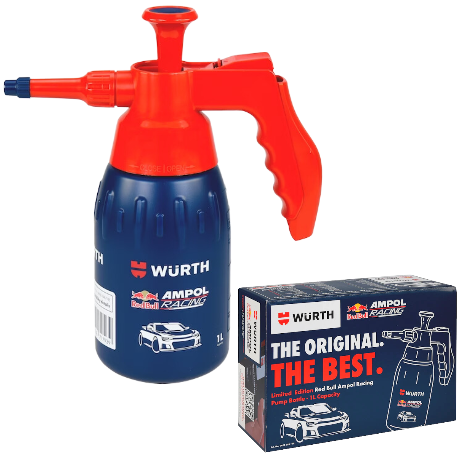 Premium Wurth RedBull Ampol F1 Racing 1L Pump Spray Bottle