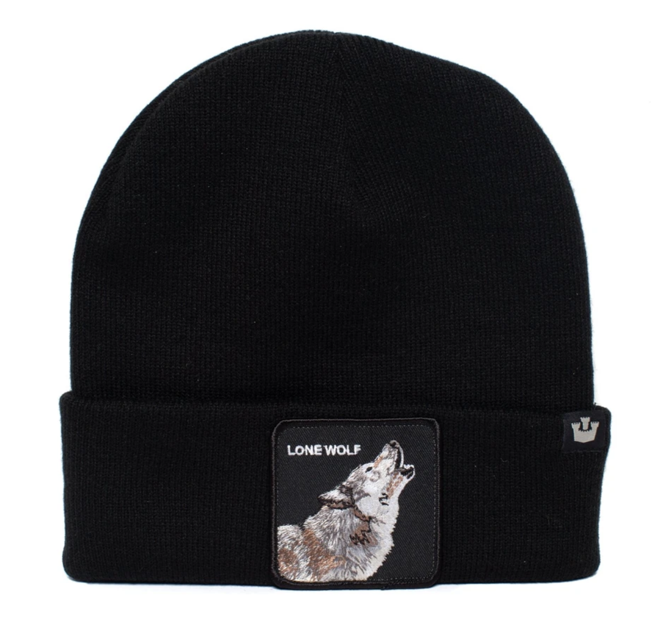 Goorin Lone Wolf Beanie Hat - Black