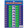 Premium Australian Flag Stickers - A4 Sheet