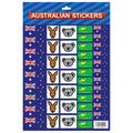 Premium Australian Flag Stickers - 4 x A4 Sheets