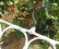 Premium 28 Hole Scarf Hanger Organiser with Swivel Hook - White