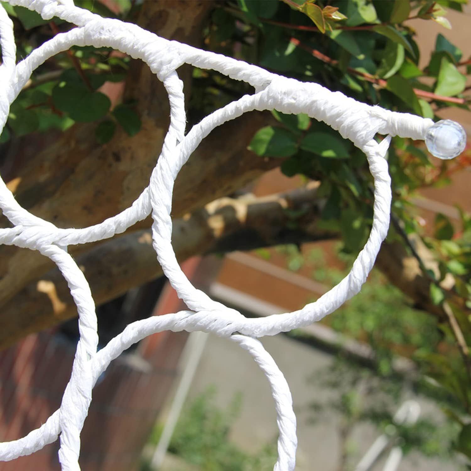 Premium 28 Hole Scarf Hanger Organiser with Swivel Hook - White