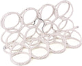 Premium 24 Hole Scarf Hanger Organisers with Swivel Hook - 2 Pack