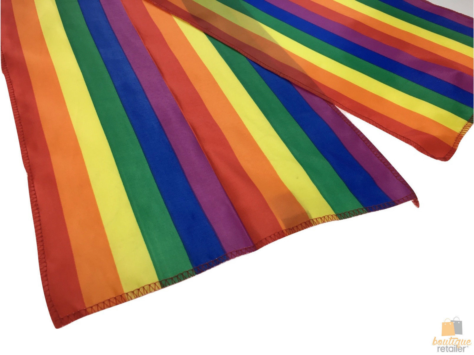 Premium Rainbow Pride Scarf Wrap for Parade & Holiday