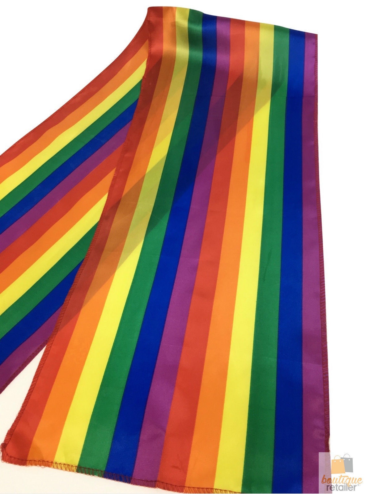 Premium Rainbow Pride Scarf Wrap for Parade & Holiday